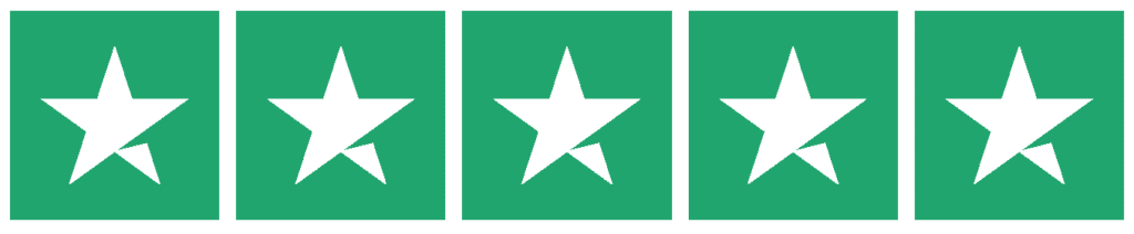 5 out of 5 stars on Trustpilot